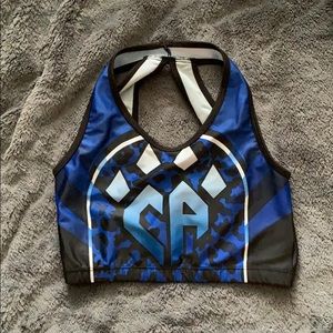 Cheer athletics practice wear sports bra